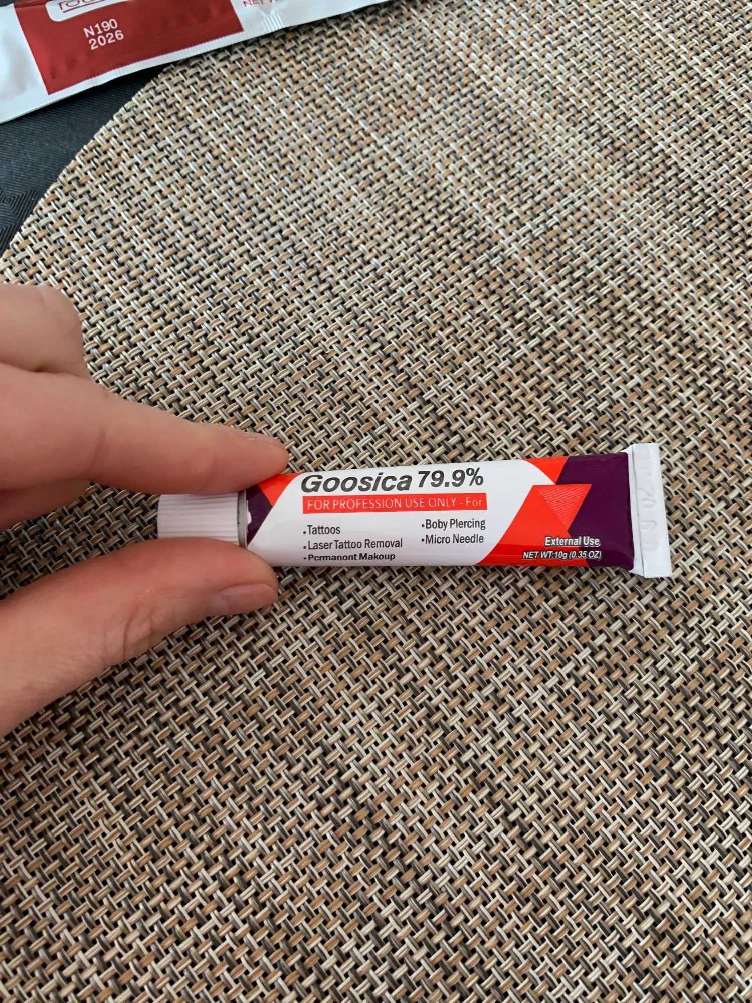 79.9% Original Goosica Multipurpose Numbing Ointment for Microblading/ Laser / PMU / Piercings / Waxing/IPL treatment photo review