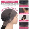 Invisi Strap 360 Lace Frontal Wigs Human Hair Wigs Preplucked Deep Curly Glueless Wig Human Hair Pre Cut 360 Full Lace Wig 6