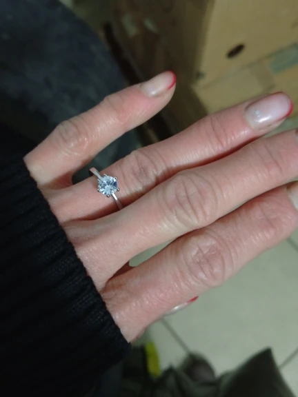 Elegant Classic Real 925 Sterling Silver Ring photo review