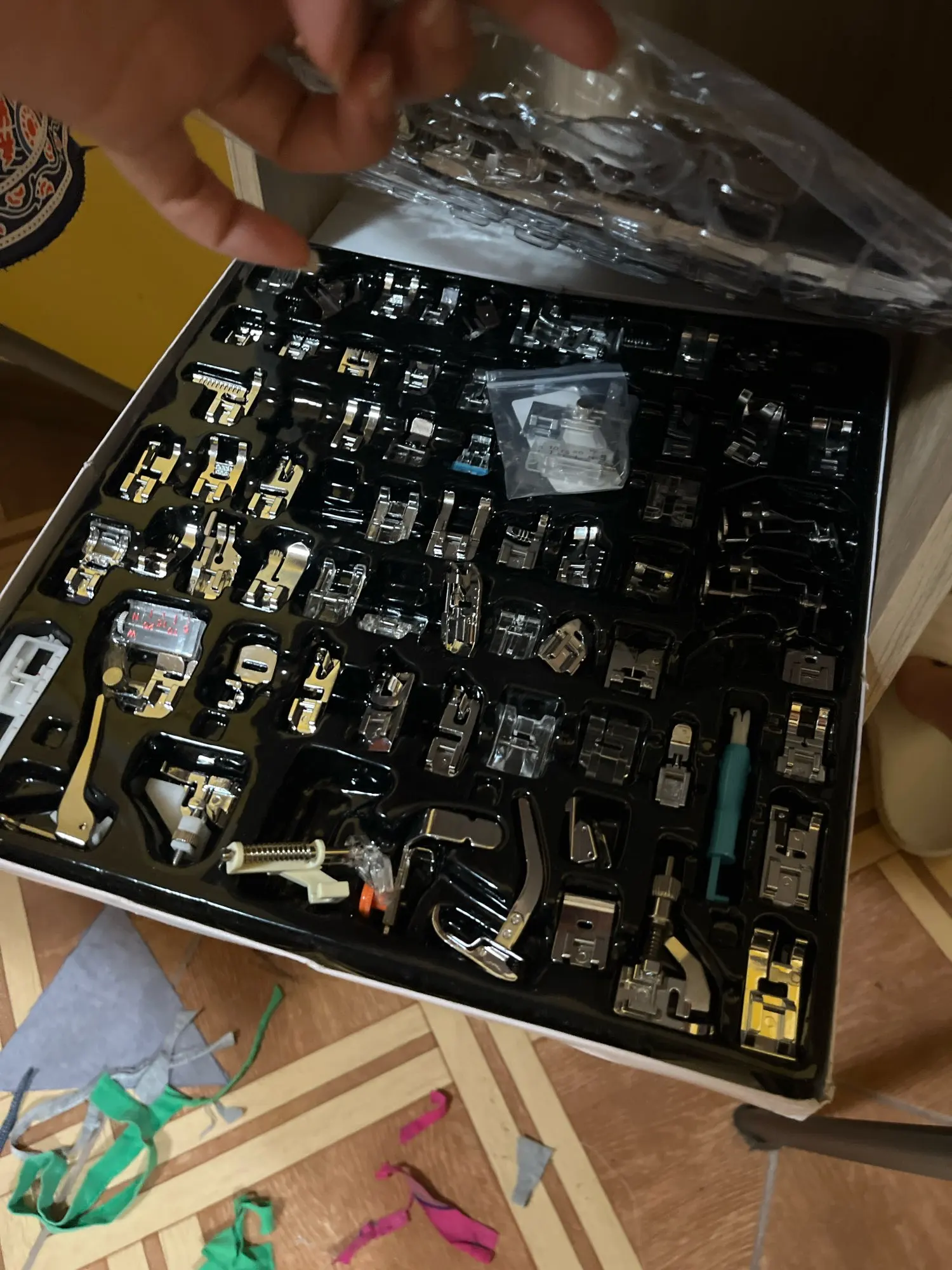 Lot De 11 Pieds Presseurs Pour Machine à Coudre à Tige Basse