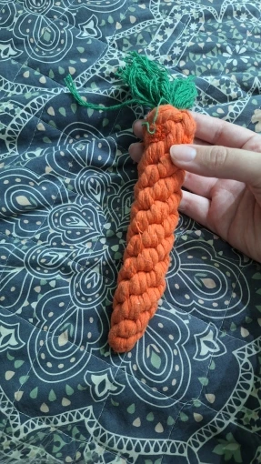Carrot Rope Pet Toy photo review