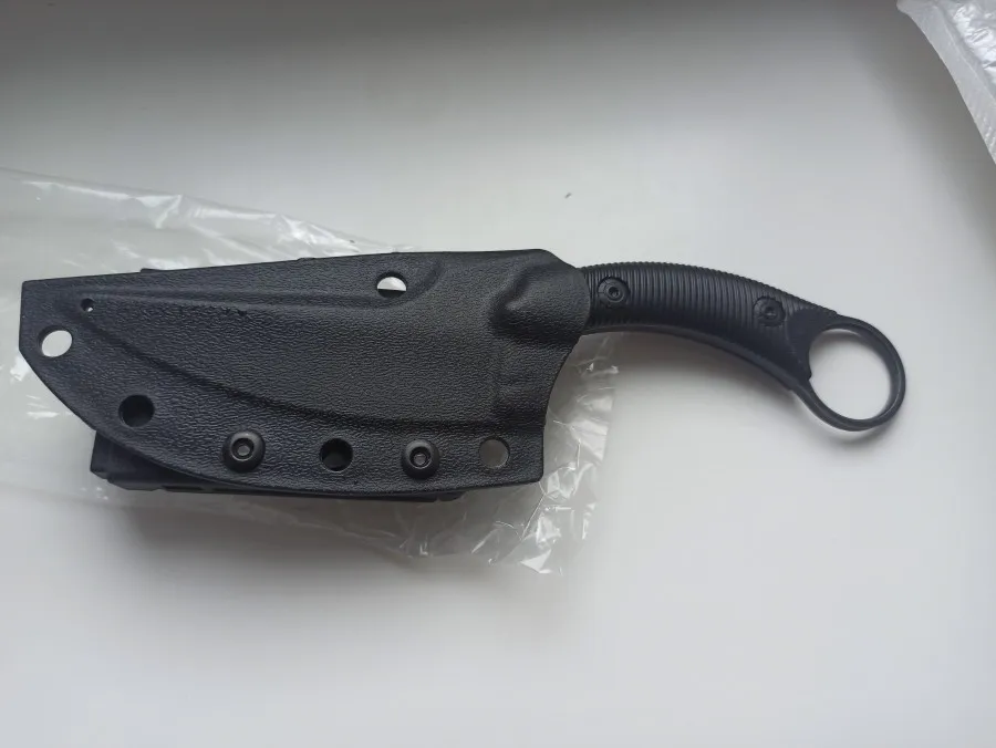 2024 nova utilidade ao ar livre tático faca de acampamento ferramentas edc lâmina fixa faca auto defesa bolso faca photo review