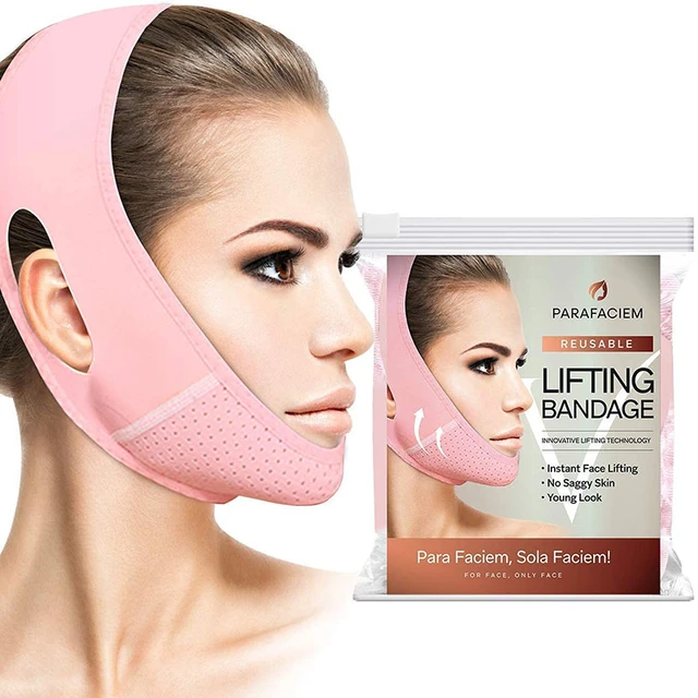 Double Chin Reducer Face Slimming Strap V Line Lifting Face-belt Chin Strap  For Women and Men Tightening Skin Preventing Sagging - AliExpress