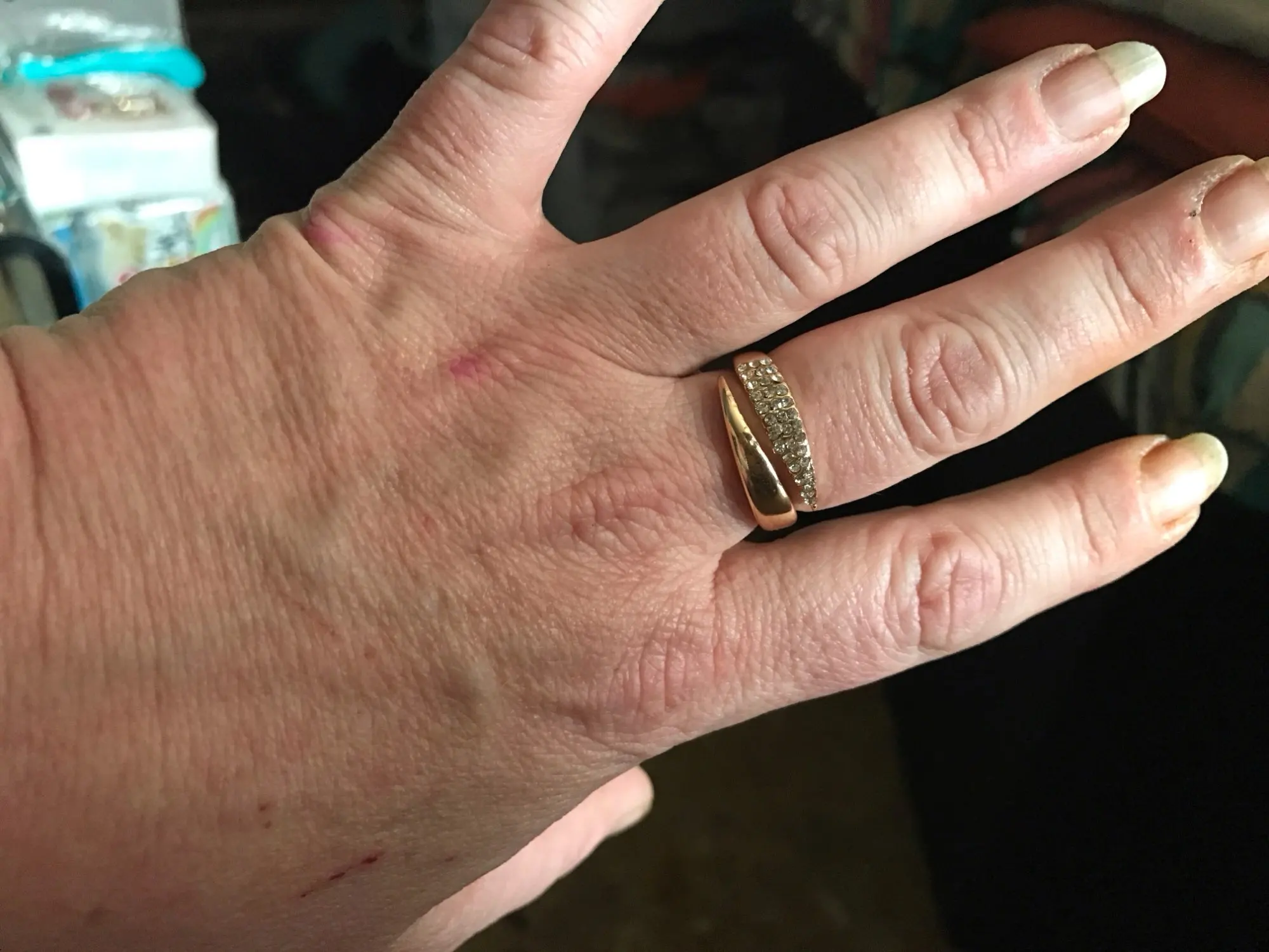 New Stainless Steel 18K Gold Plated Sun Rings for Women photo review