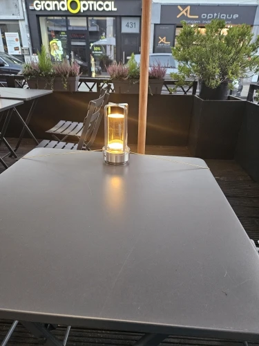 Retro Glo LED Cordless Table Lamp, Metal Desk Lamps with Rechargeable Battery, Touch Dimming Night Light photo review