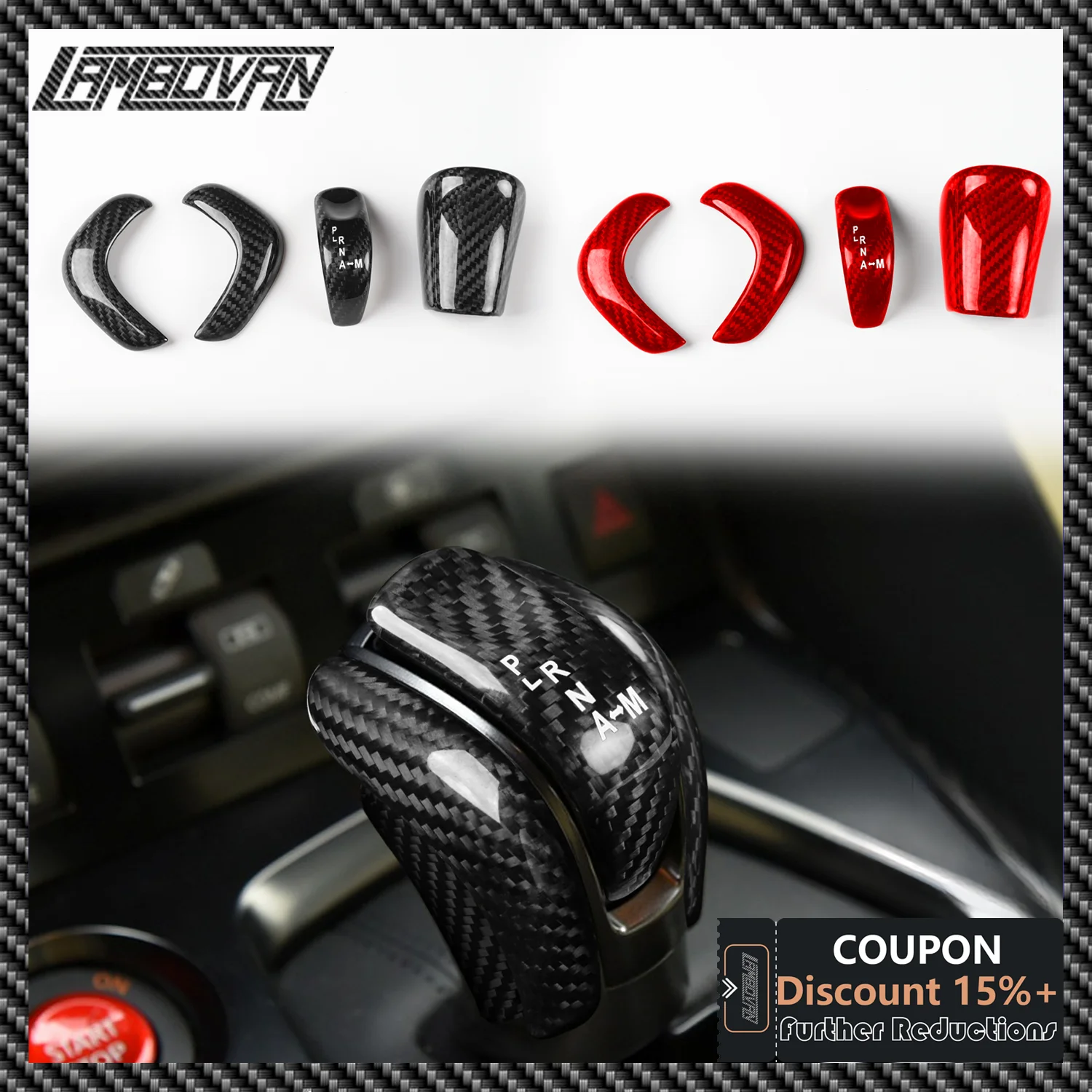 Seibon Carbon Fiber Center Shifter Bezel | 2009-2016 Nissan GT-R R35 (CFI0910NSGTR-F) main image 0