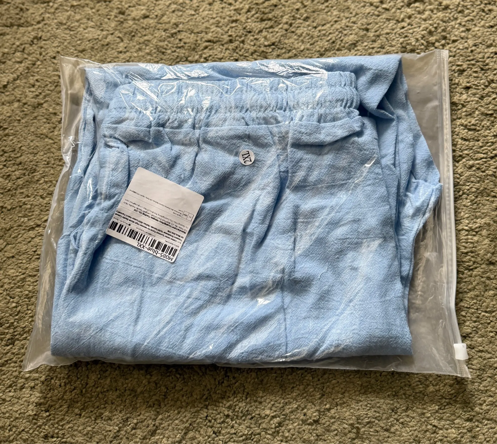 Elegant Cotton Linen Summer Trousers for Women - High Waist Fit photo review