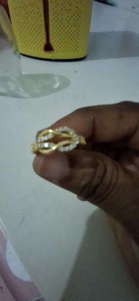 Fashion Gold Color Stainless Steel Rings photo review