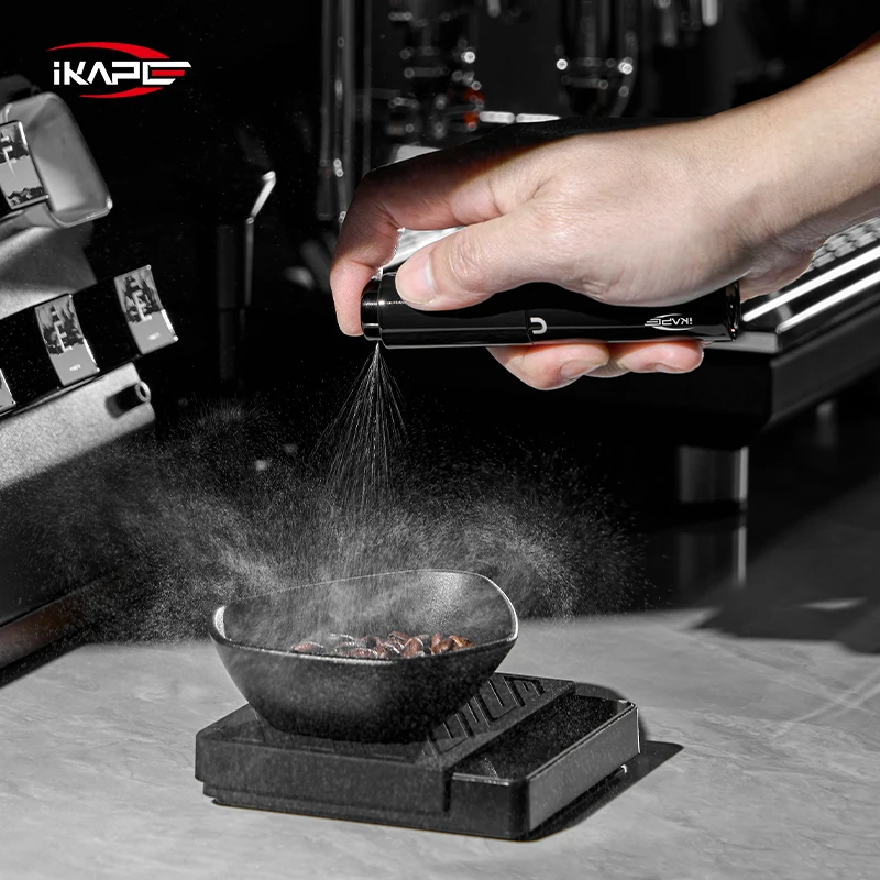 IKAPE Coffee Dispensing Tray and Water Spray Bottle Set, Anti-Static Plastic Bean Dish, Essential Accessories for Espresso Barista...