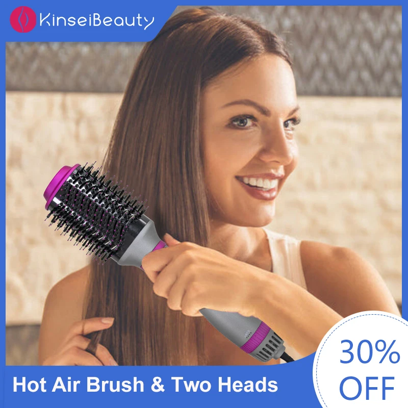 3 In 1 Hot Air Brush Hair Dryer Brush Comb Hair Straightener Electric