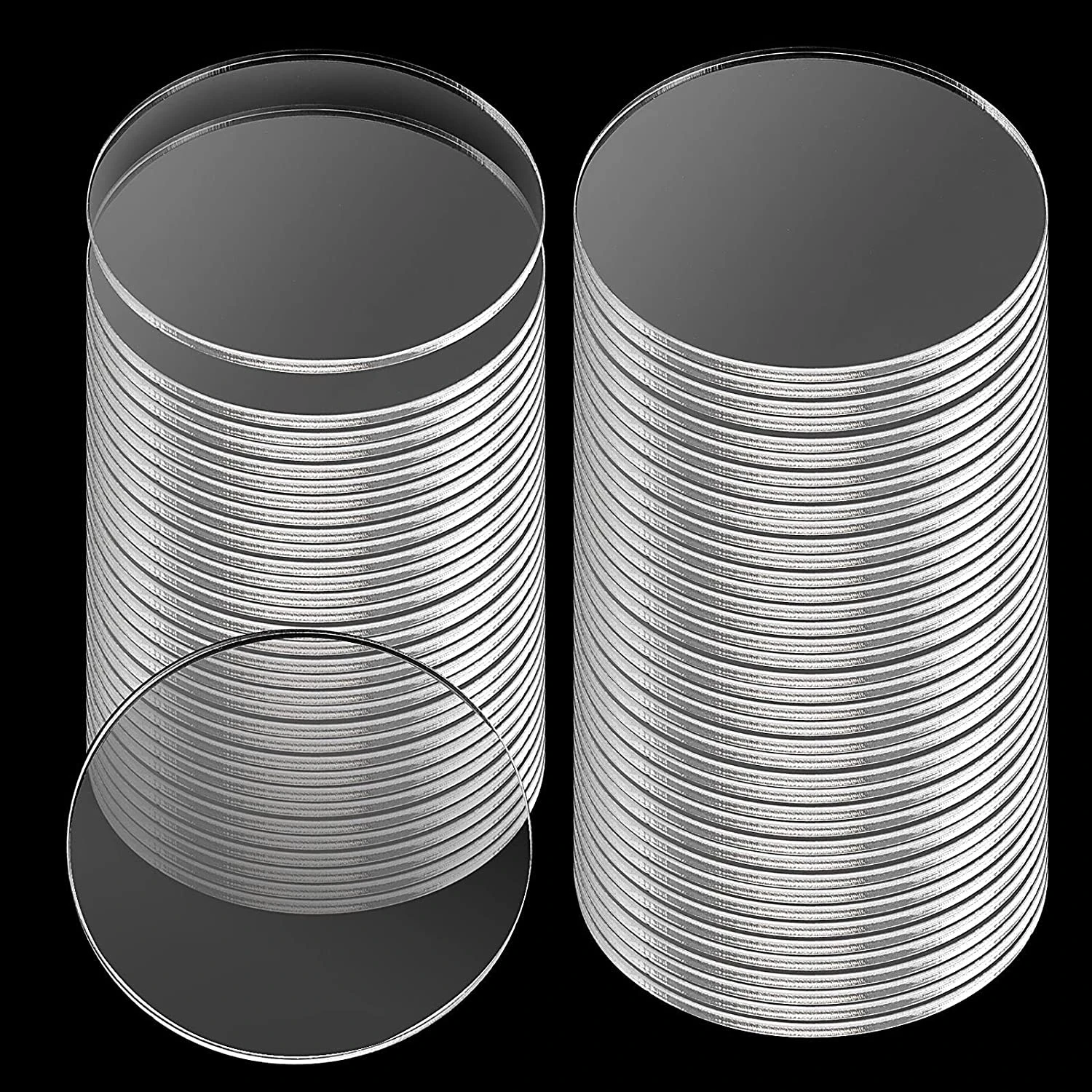Clear Acrylic Discs Crafts Acrylic Blank Round Discs Clear Acrylic