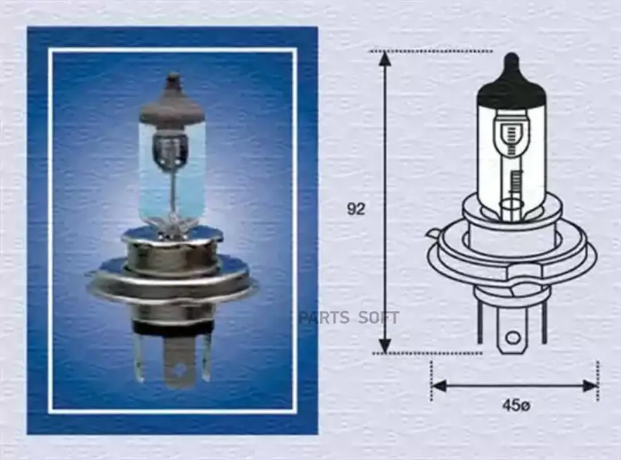 MAGNETI MARELLI 002156100000 Лампа
