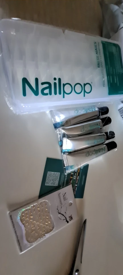 Nailpop Pro Soft Nail Tips Gellim 20g självhäftande falska naglar Långvarig blötläggning UV Gel Nagellack Manikyrprodukter för naglar photo review