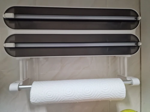 Wall Film Dispenser Magnetic Plastic Wrap Cutter photo review