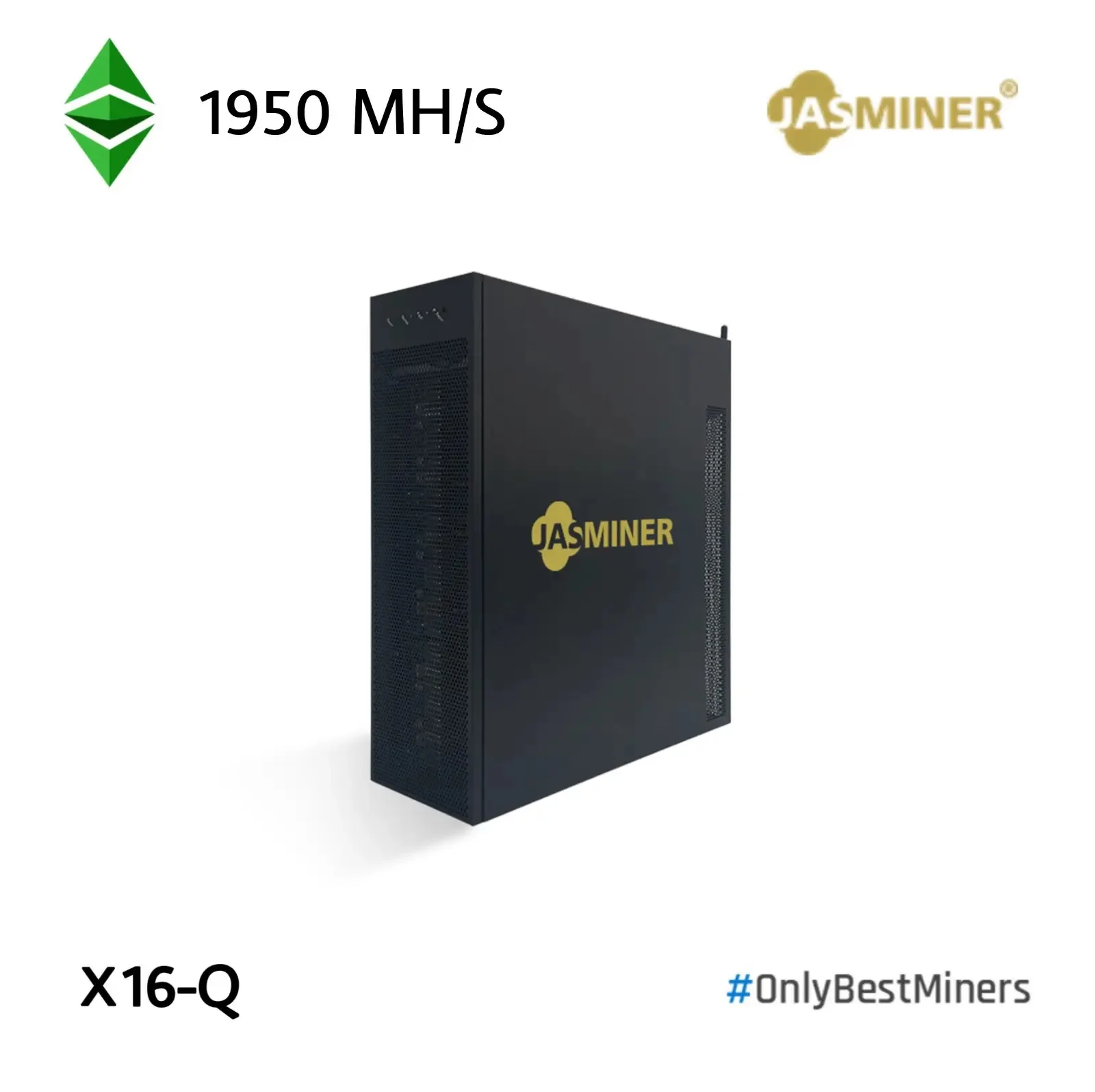 

A1 Buy 2 Get 1 Free Jasminer X16-Q 1950Mh/s 620W ETC/ETHW Miner 8G Memory Server With Power Supply