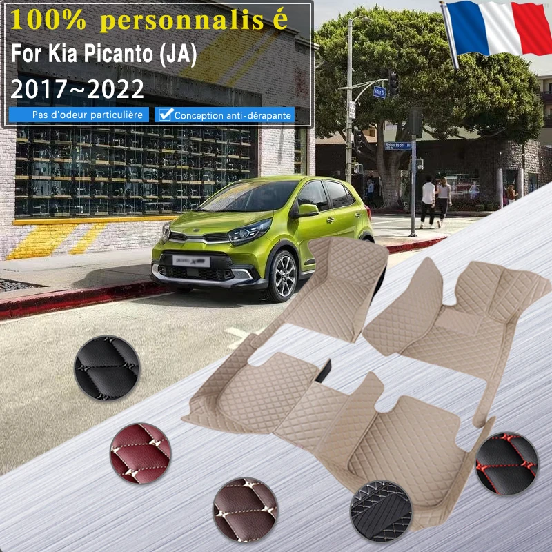 Voiture Cuir Tapis De Coffre Pour Kia Rio 2017-2023, Imperméable