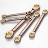 Double Head Ratchet Wrench , 6-27mm Chrome Vanadium Steel, Reversible Combination Spanner for Auto & DIY Repairs