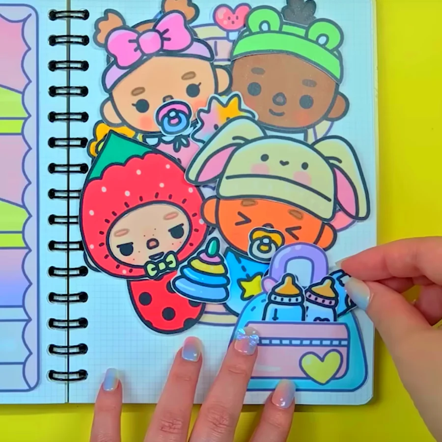 Taking Care of Children with DIY Puzzle Toys, Quiet Handmade Books, and Free DIY Material Sets to Combine Children's Toys
