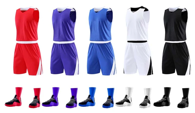 Men Youth Cheap College Basketball Jerseys Kids Breathable Custom Basketball  Uniforms Shirts Shorts Set White Big Size - AliExpress