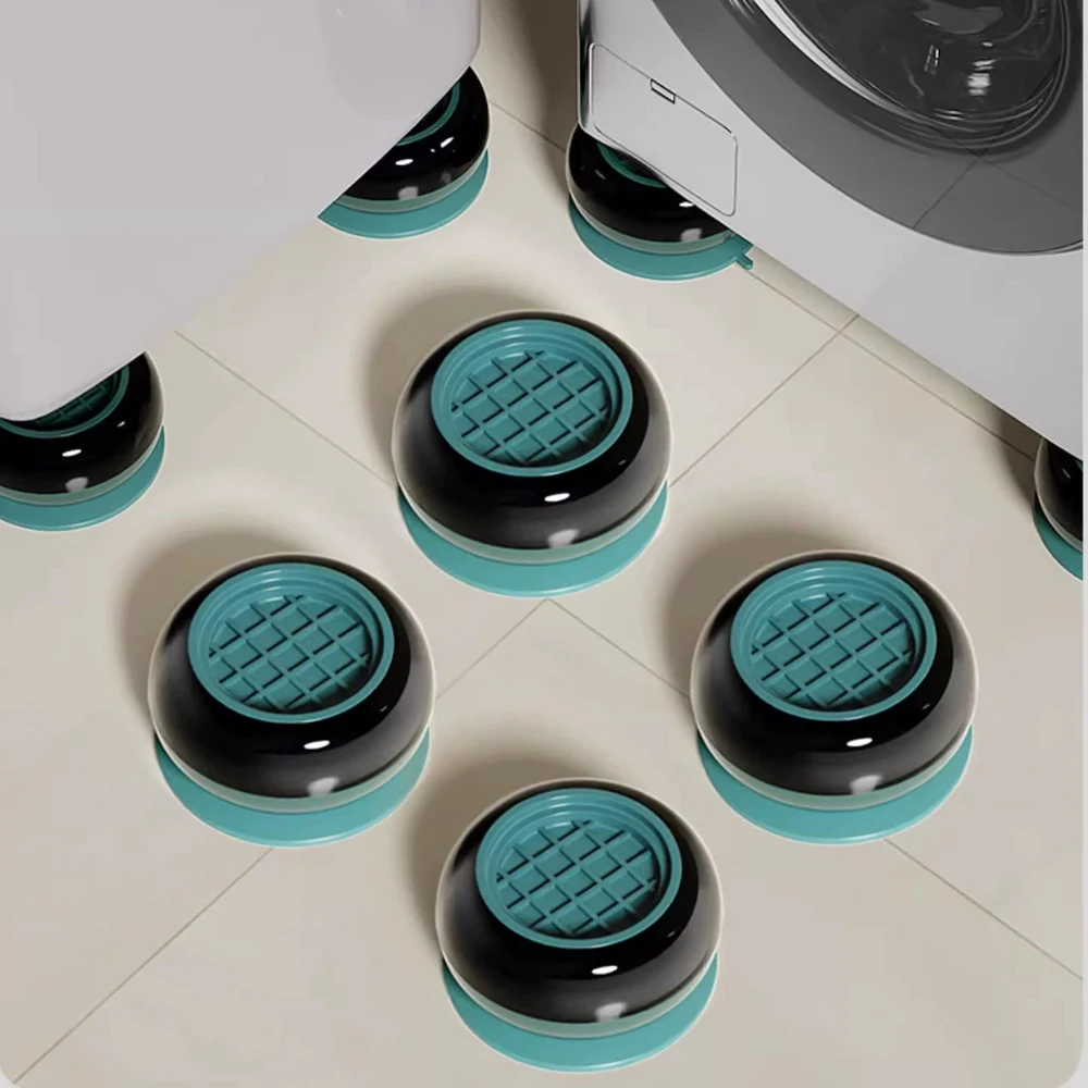 4/8Pc Washing Machine Furniture Anti Vibration Rubber Pads Silent Support Dampers Stand