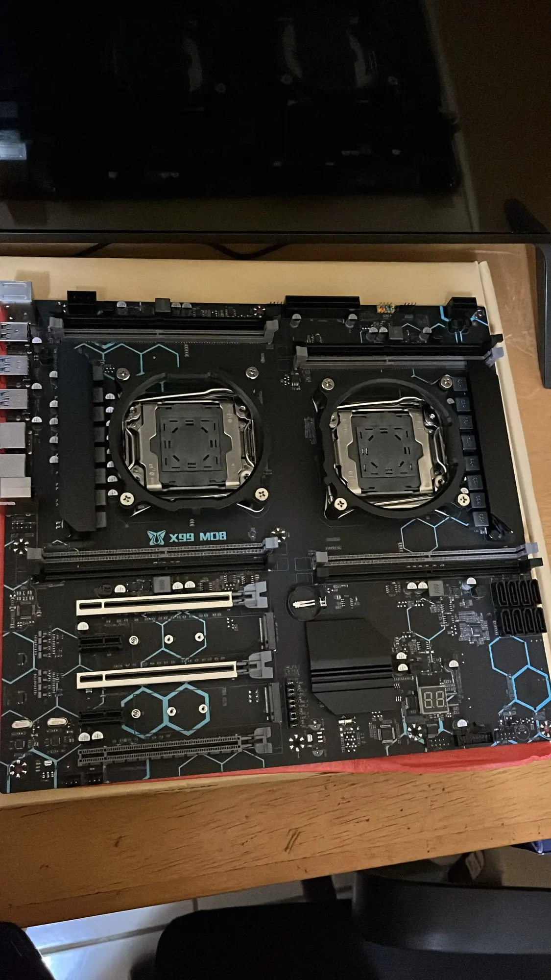 MACHINIST X99 MD8 Placa-Mãe Dual CPU LGA2011-3 DDR4 C612 Chipset