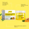 Hoygi 55pcs Turmeric Cleansing Pads Facial Exfoliating Daily Cleansing Remove Dead Skin Smooth Shrink Pore Face Washing Pads 2