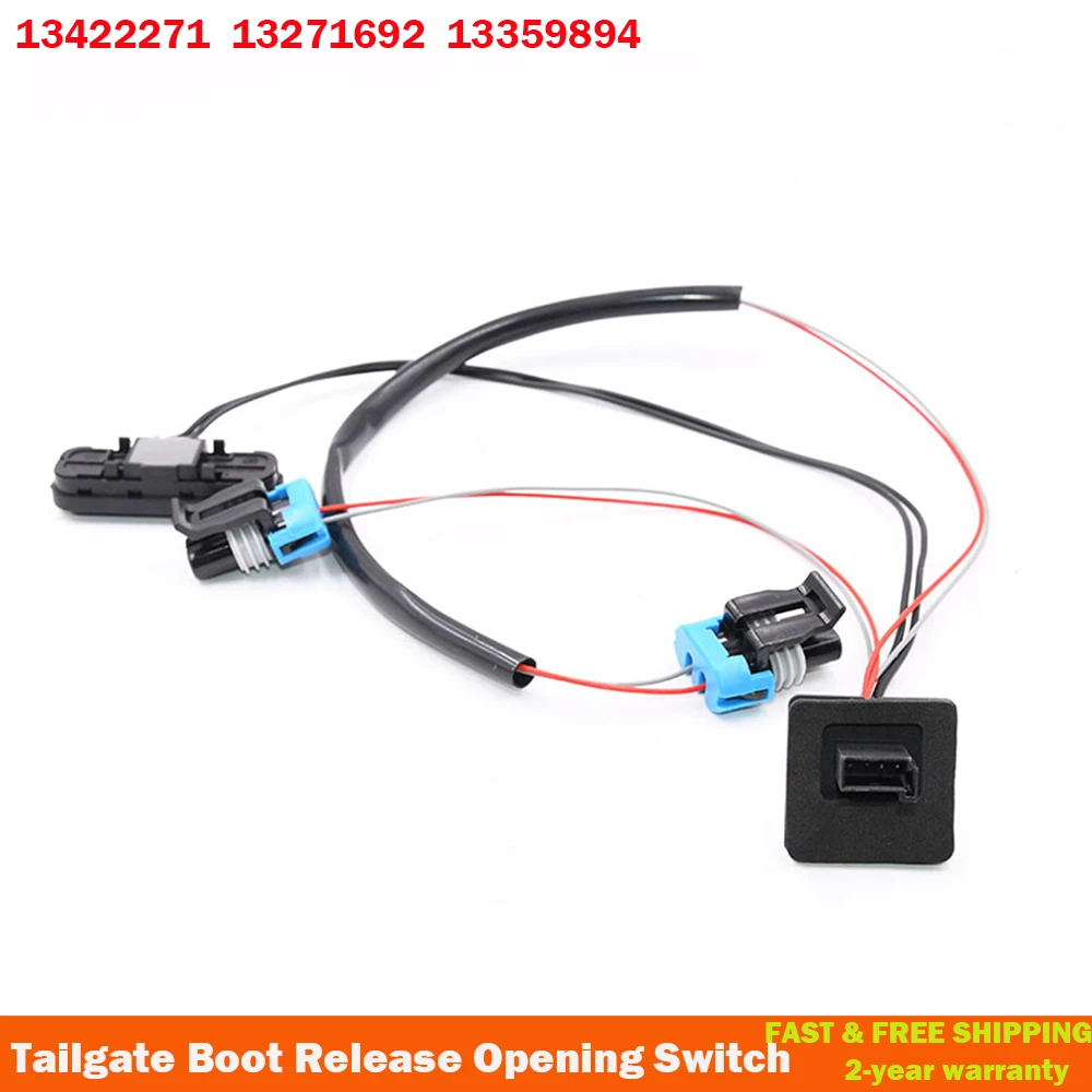 

For VAUXHALL MERIVA B (2010-) BOOT LID TAILGATE OPENING SWITCH 13422271 13271692 13359894