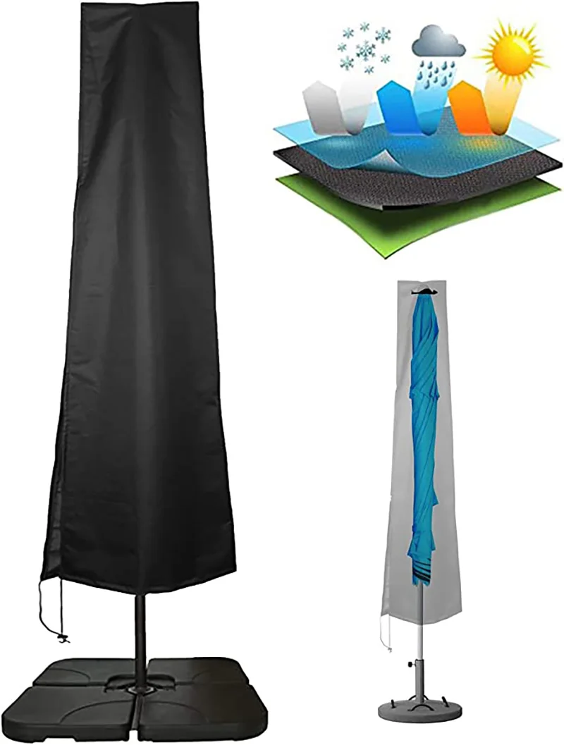 1Pc Umbrella Cover Waterproof Uv Protection For Outdoor Patio Banana Umbrella umbrella cover