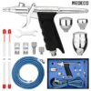 0.2/0.3/0.5mm Double/Dual Action Gravity Feed Spray Gun 2cc 5cc 13cc Airbrush Set Spray Air Brush For Car Model Craft DIY Paint 1