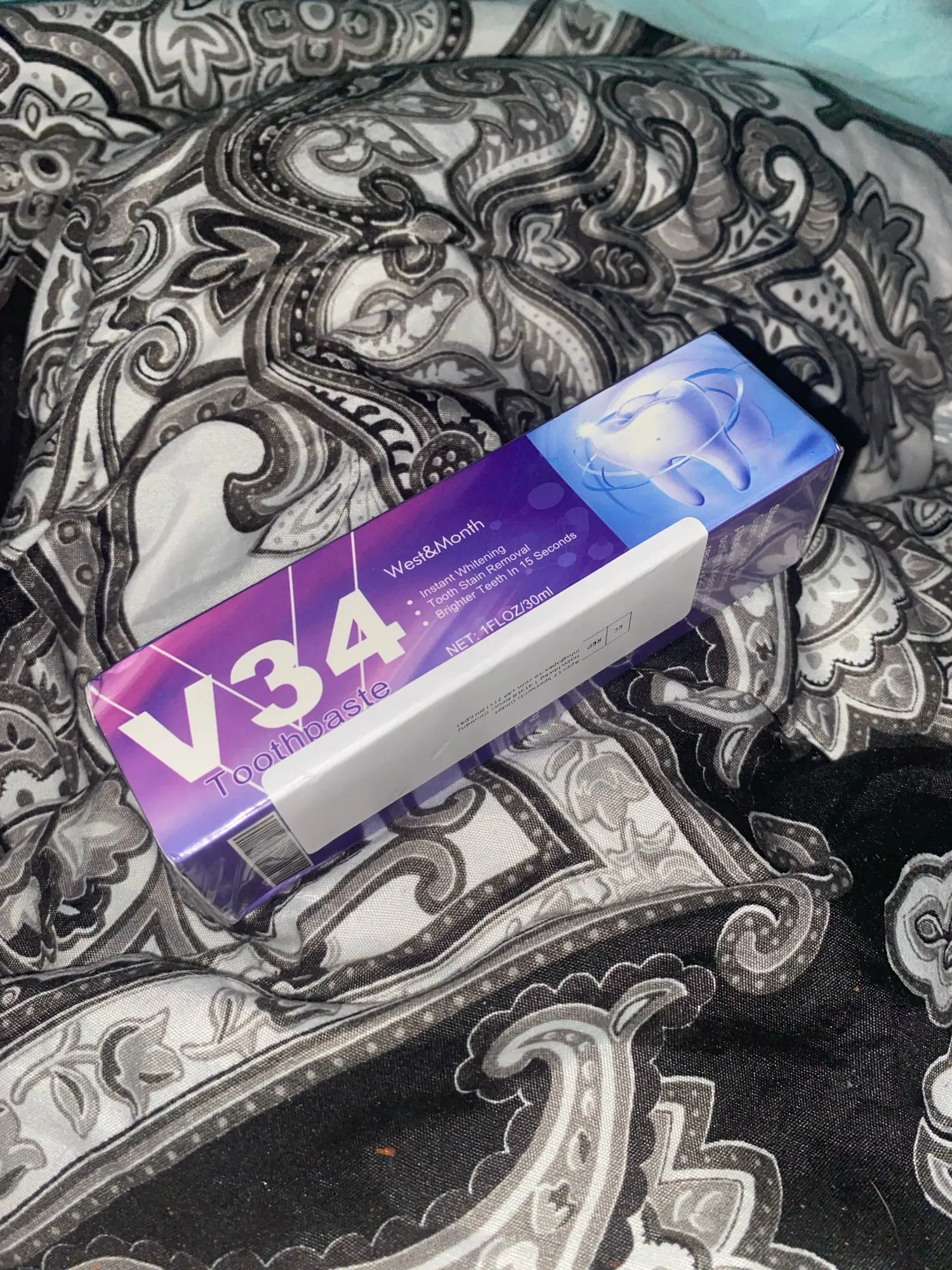 V34 SmileKit Purple Toothpaste iBeautyi® photo review