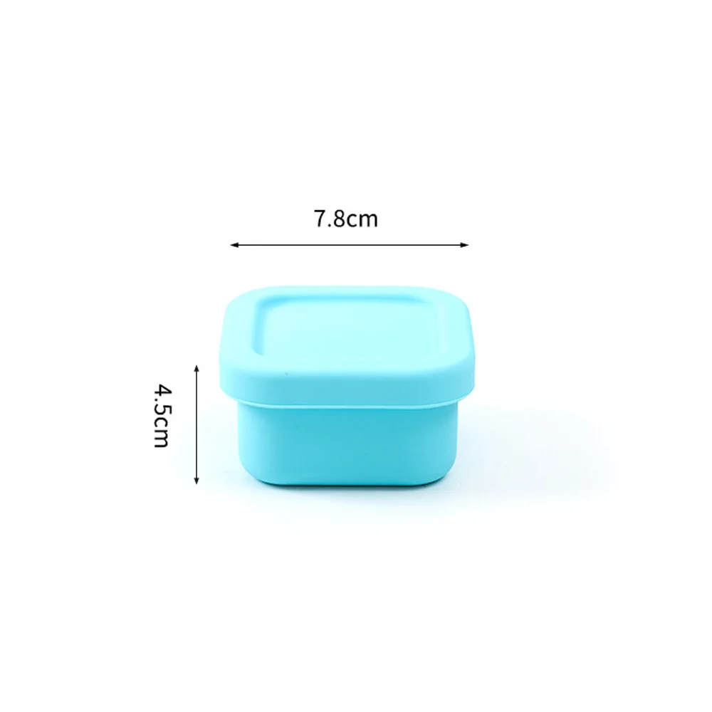 SSPH scatola pranzo in silicone 4 scomparti scuola Bento lunch box per