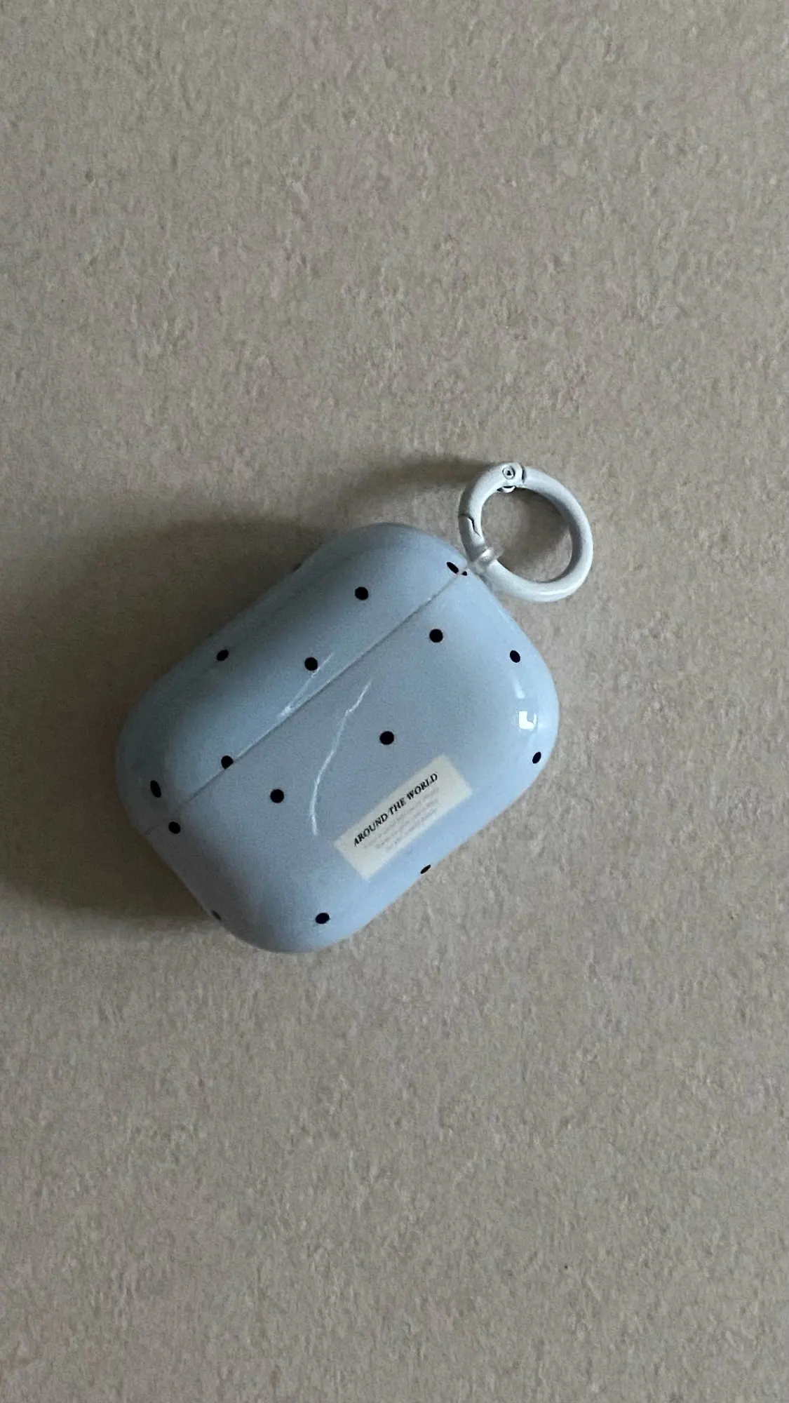Blue Dots AirPods Case, customer photo