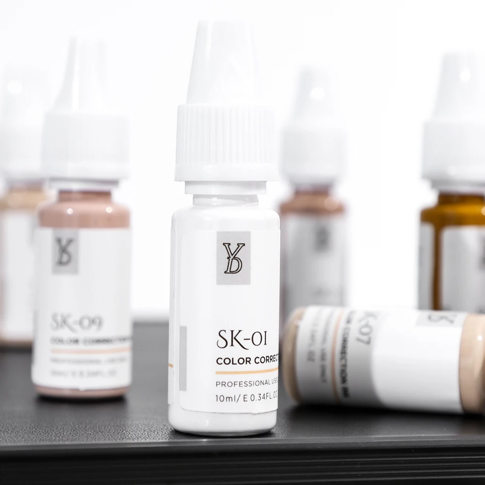 YD Skin Camouflage Pigment 10ml Tattoo Ink Permanent Makeup Color Correct Ink Stretch Mark Skin Pigment Restoration Beauty Art