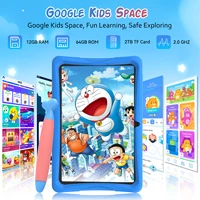 Tablette pour enfants KINGRID K10 10'' Android 15 4 Go de RAM + 8 Go extensibles 64 Go de ROM WiFi 5G Widevine L1 5000 mAh Tablette PC Android Contrôle parental 5