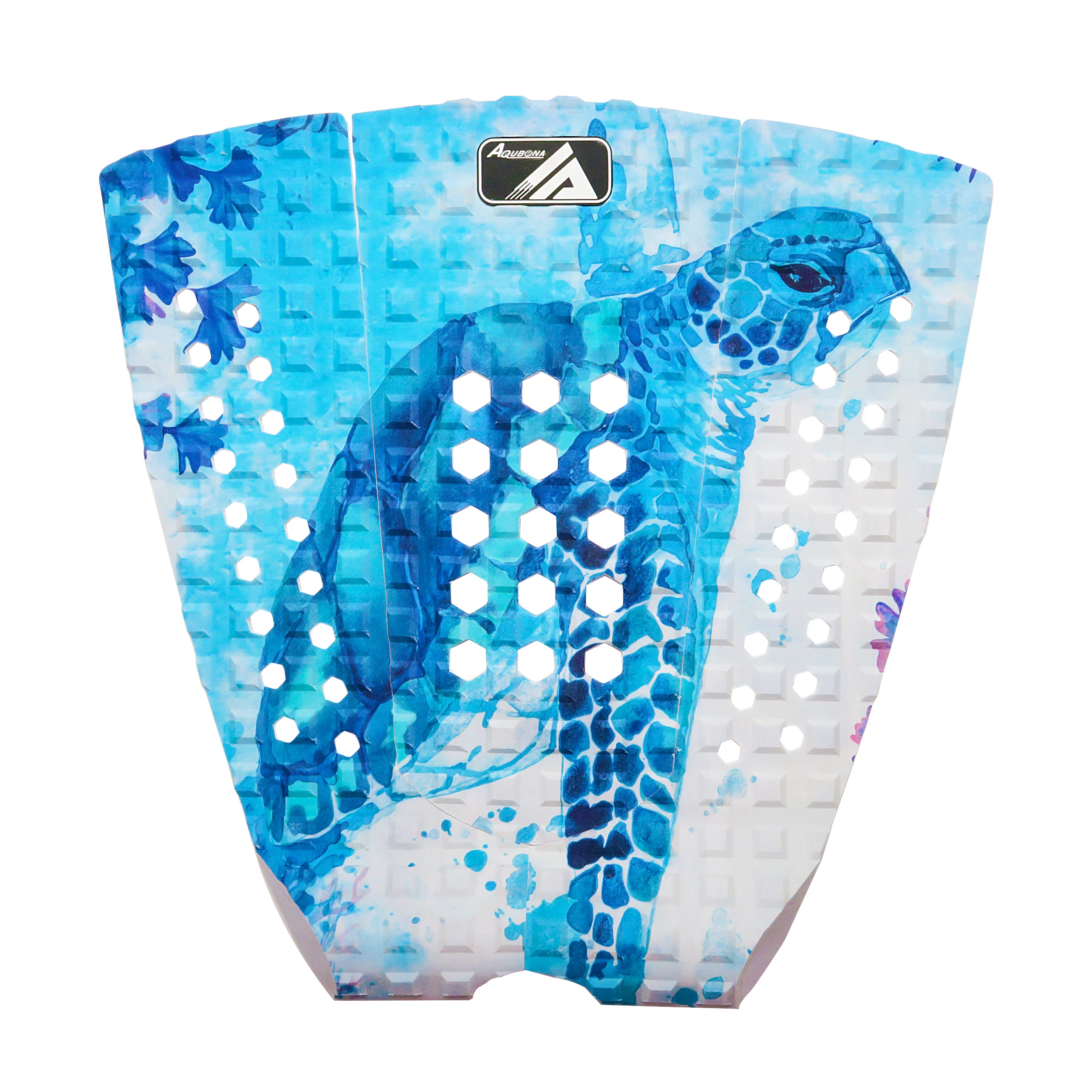Surfboard Traction Pad 3 Piece EVA Surfboard Deck Traction Pads with Kicker for Stomp Skimboards Applies All Boards Multiple Color Choices