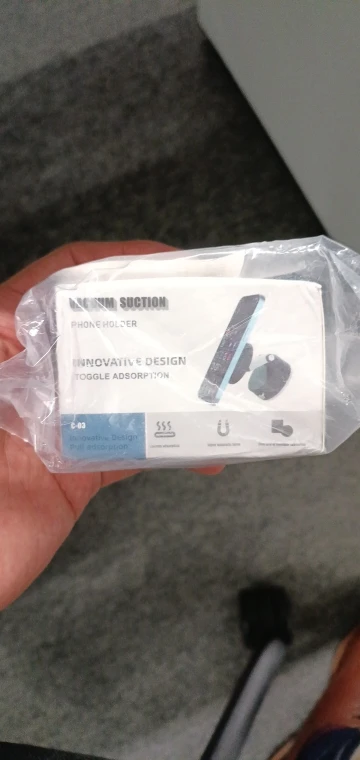 More Portable Vacuum Magnetic Mobile Phone Bracket Adjustable Double-Sided Suction Cup Holder Lazy Stand For All Smartphone photo review