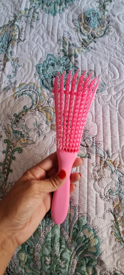 Escova Polvo Detangler para Cabelos Cacheados - Sortido - Desembarace com Facilidade e Realce a Beleza dos Seus Cachos photo review