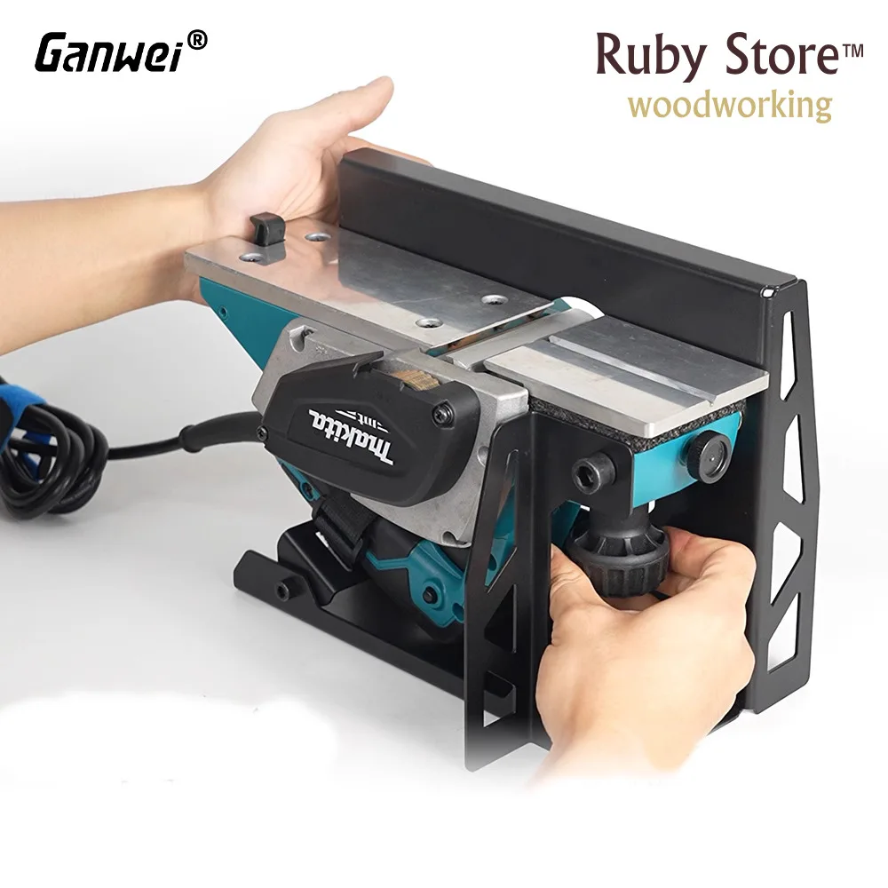 

Ganwei Bench Mount Stand for Electric Hand Power Planer, DIY Jointer **Planer not included**