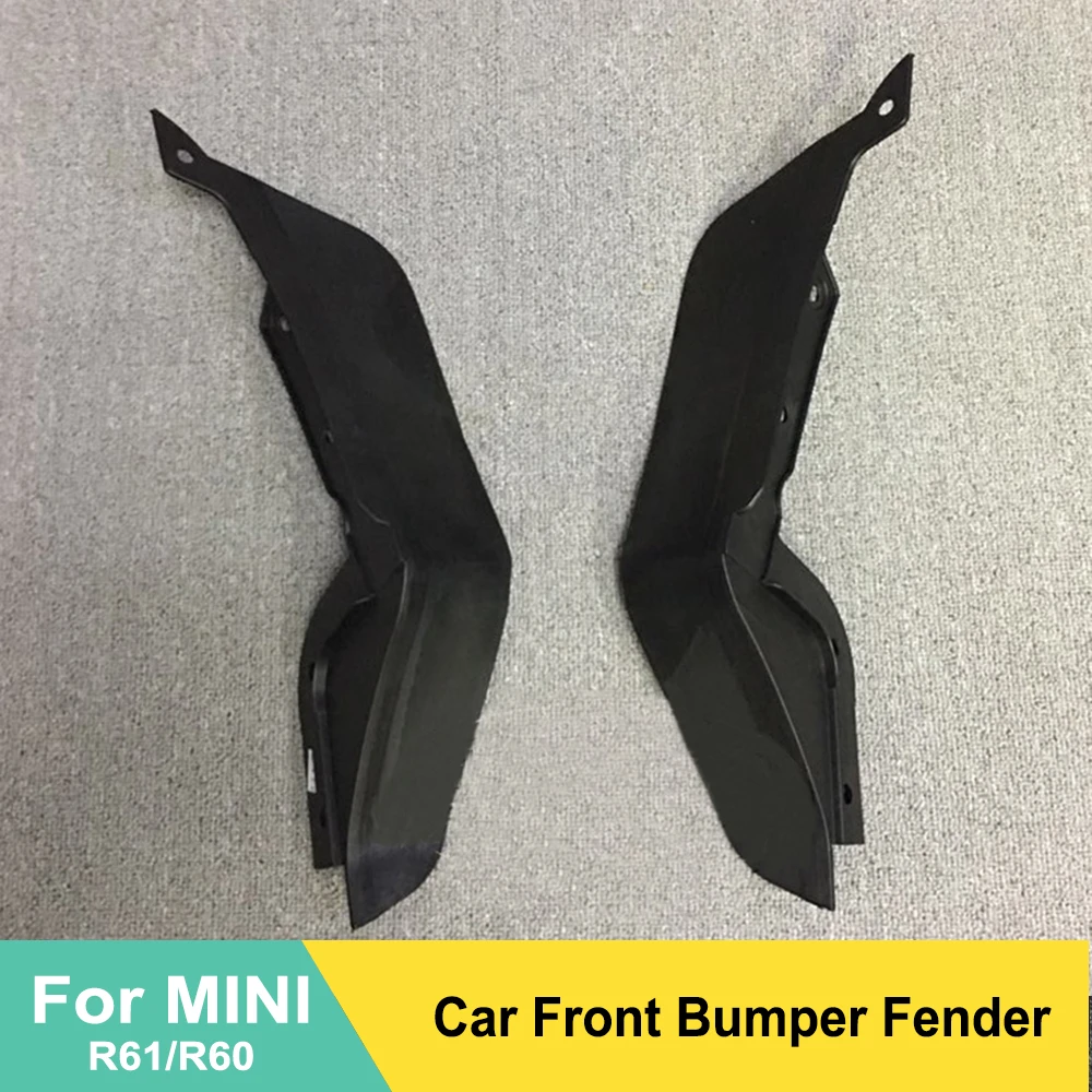 Front Bumper Fender Splash Guard Mud Flap Mudguards Mudflaps For MINI Cooper One S R60