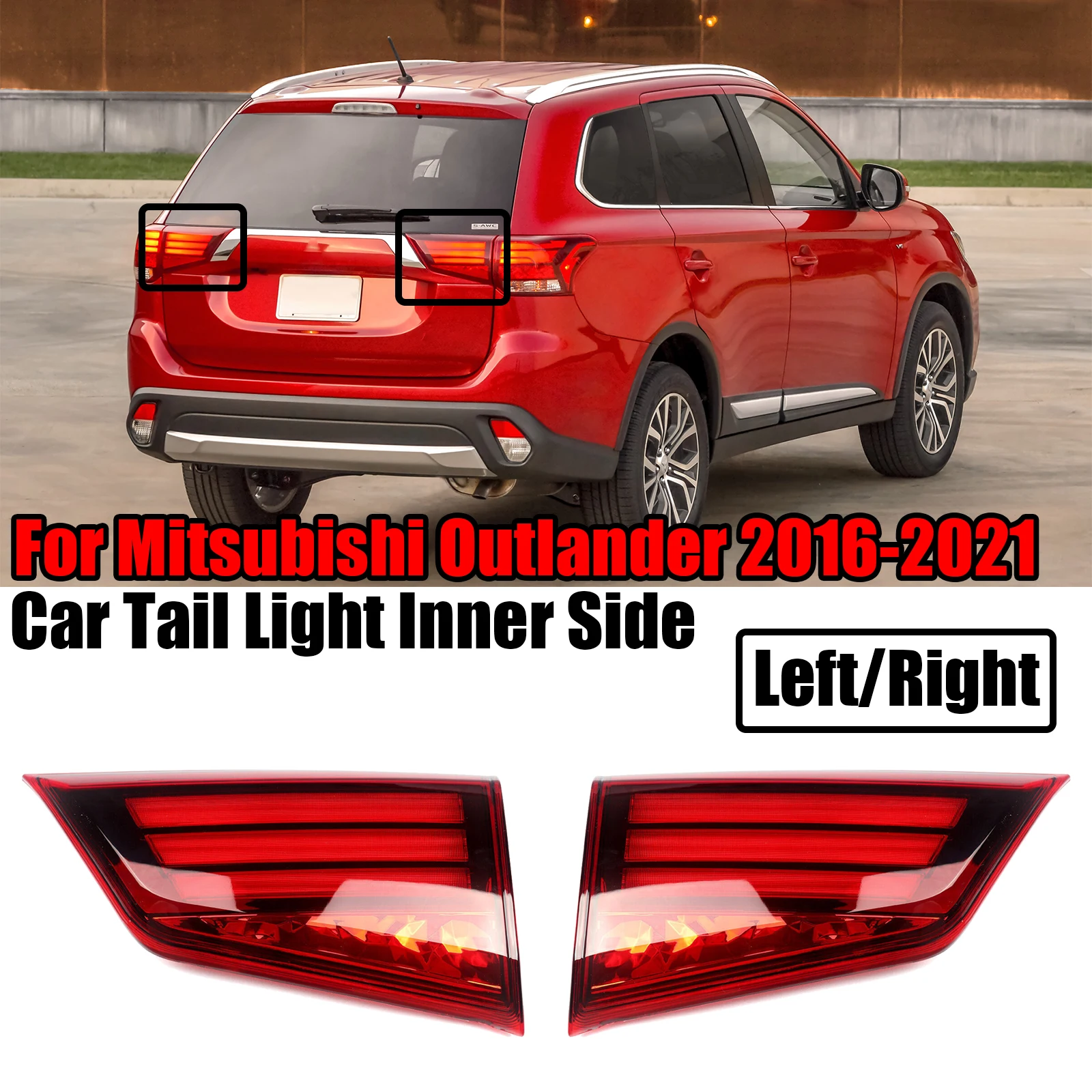 HAPIWIY Luz Trasera De Coche Para Mitsubishi Para Pajero Para Montero 2