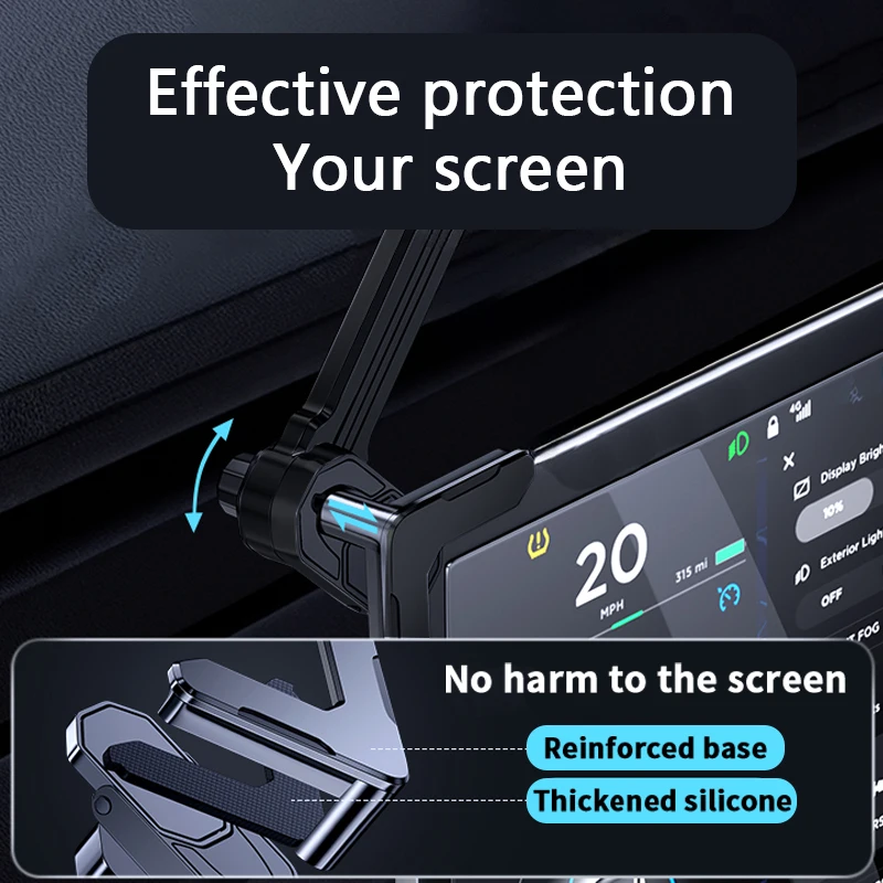 Car Phone Holder Rotatable Magnetic Support Bracket Tesla Model Y Model 3 New Energy Car Center Control Screen Dedicated