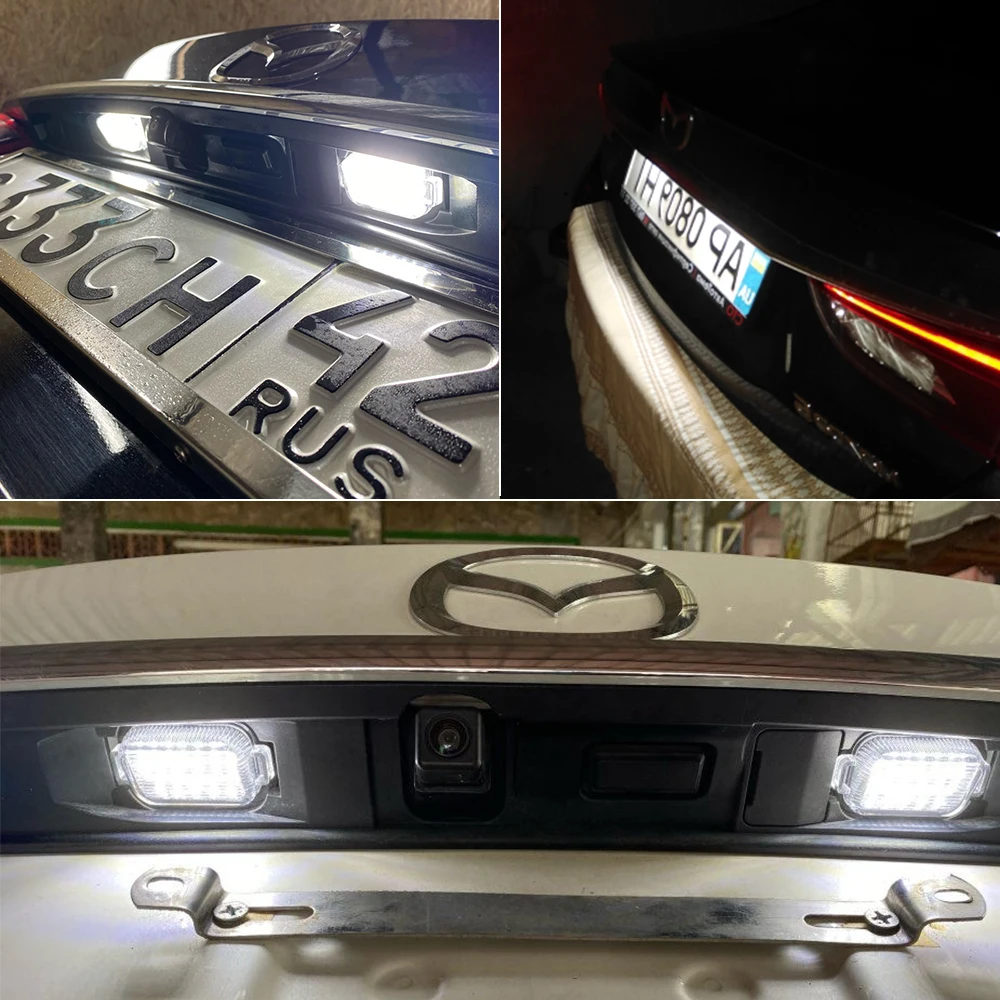 Mazda A/T(Aka Mazda 6)  2PCS LED ȣ  2014 2015 2016 2017 ׼   ȣ Ʈ  ġ