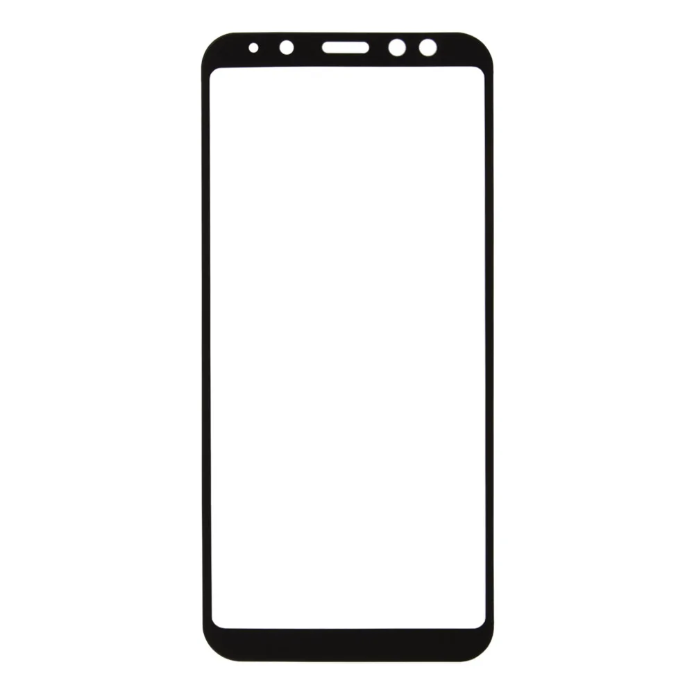 Защитное стекло &quotLP&quot для Samsung Galaxy A6 2018 Thin Frame Full Glue с рамкой 0 33 мм 9H (черное) |