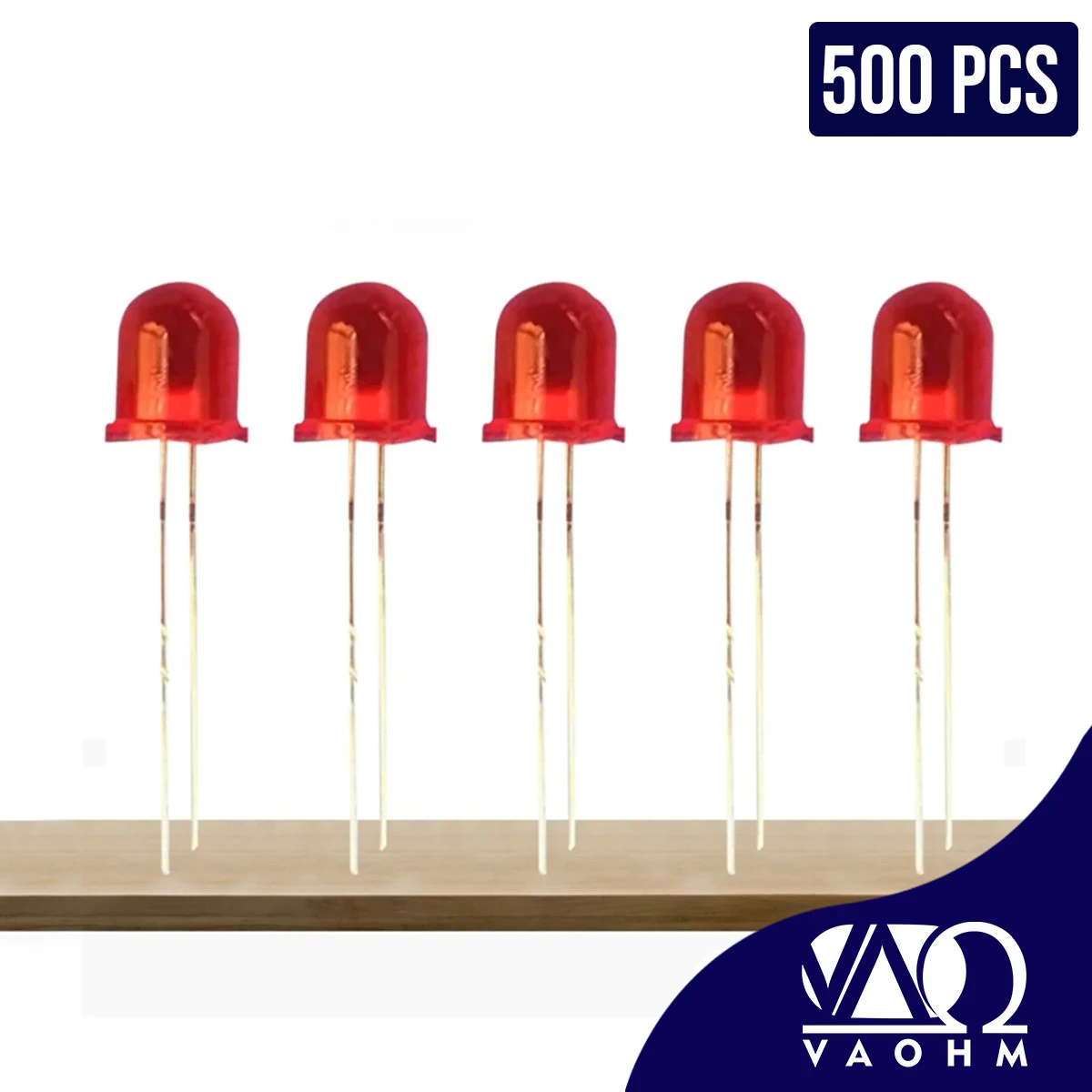 

500PCS/LOT F8 DIFFUSED ROUND HEAD (RED/YELLOW/BLUE/GREEN)