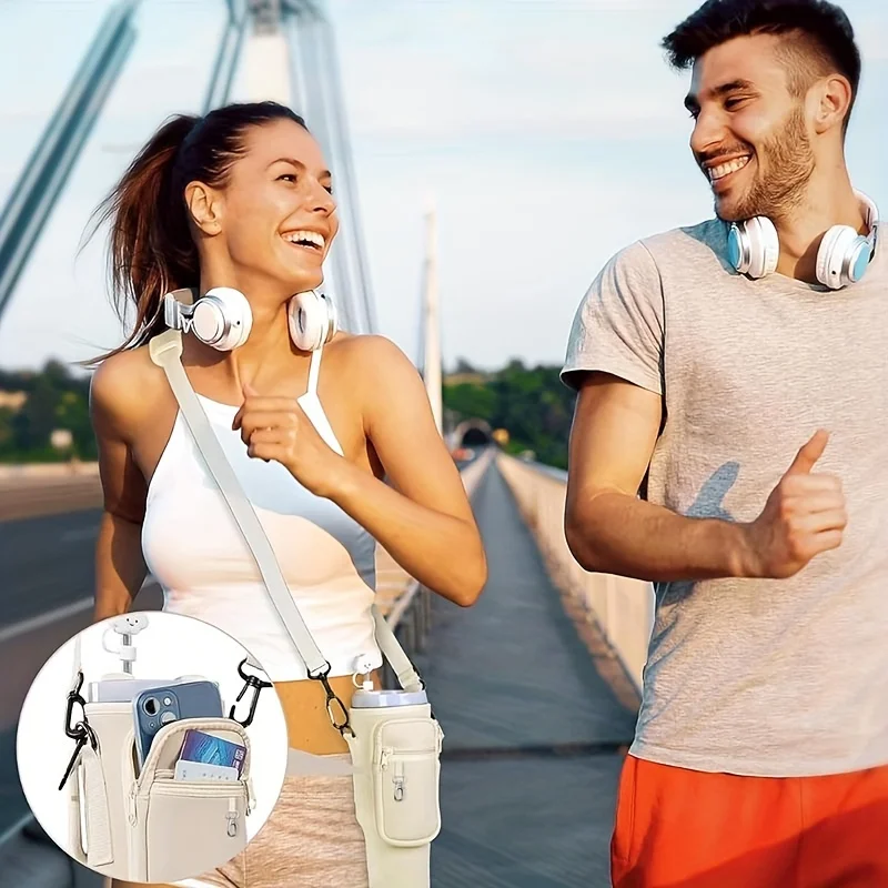 Water Bottle Carrier with Pocket 4