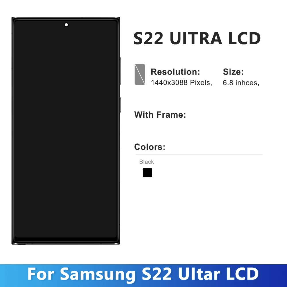  ִ ġ ũ Ÿ  ü ǰ, Ｚ  S22 Ʈ 5G S908 S908B S908ULCD ÷, tft