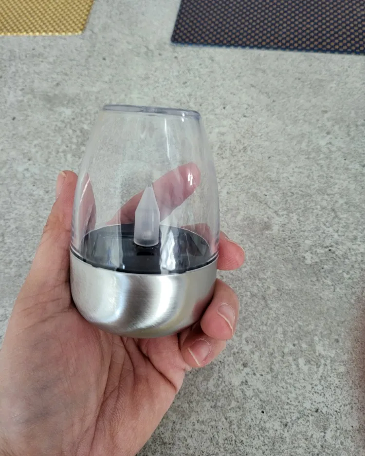 LED Solar Candles Night Light - Waterproof and Rechargeable photo review