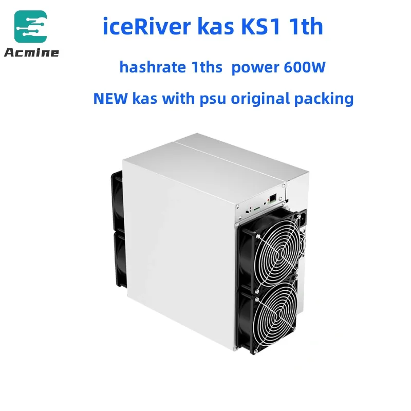 

A1 Buy 3 Get 2 Free IceRiver KAS KS1 1TH/S with 600W PSU Kaspa KAS KS1 1TH miner