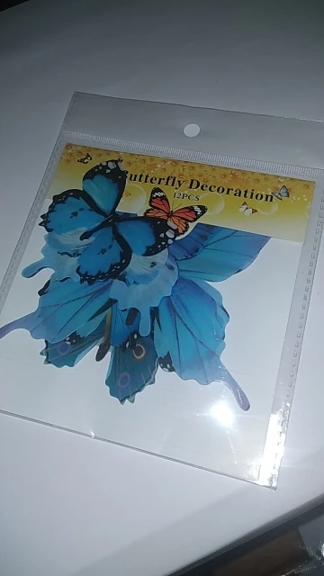 Luminous 3D Butterfly Wall Sticker photo review