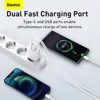 Baseus 20W GaN Charger PD Quick Charge Type C PD USB Charger with QC 3.0 Portable Fast Charger For Huawei Mate 30 5